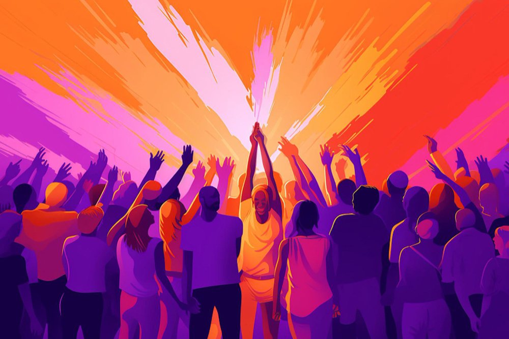 Tenang di tengah keramaian