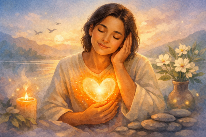 Ilustrasi orang mendengarkan dengan penuh perhatian dan empati